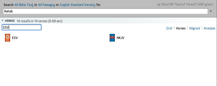 Bug Bible Search Missing Results Logos Community
